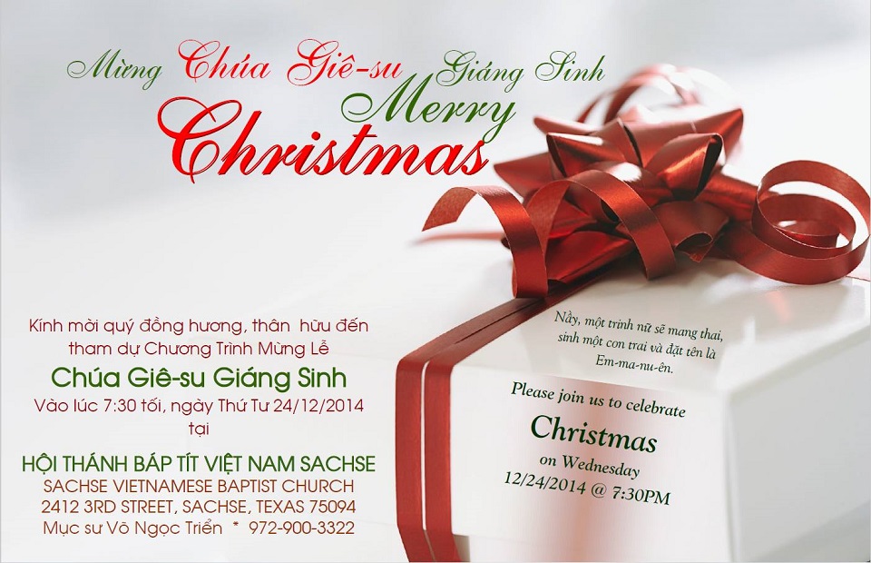 TX - Sachse - Đêm Giáng Sinh (2014/12/24 7:30 PM)