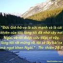 Tựa:  Thi-thiên 28:7
Diễn Giả:  DN
Xem:  797